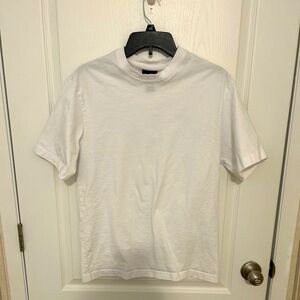 H&M White Short Sleeve Men's Tee Loose Fit Heavy cotton washed but never worn